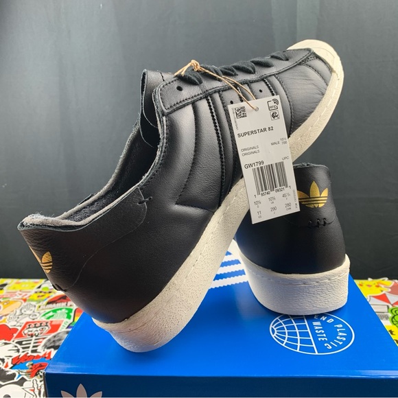 Adidas Superstar Sleek Black Men’s Various Sizes - Picture 10 of 13